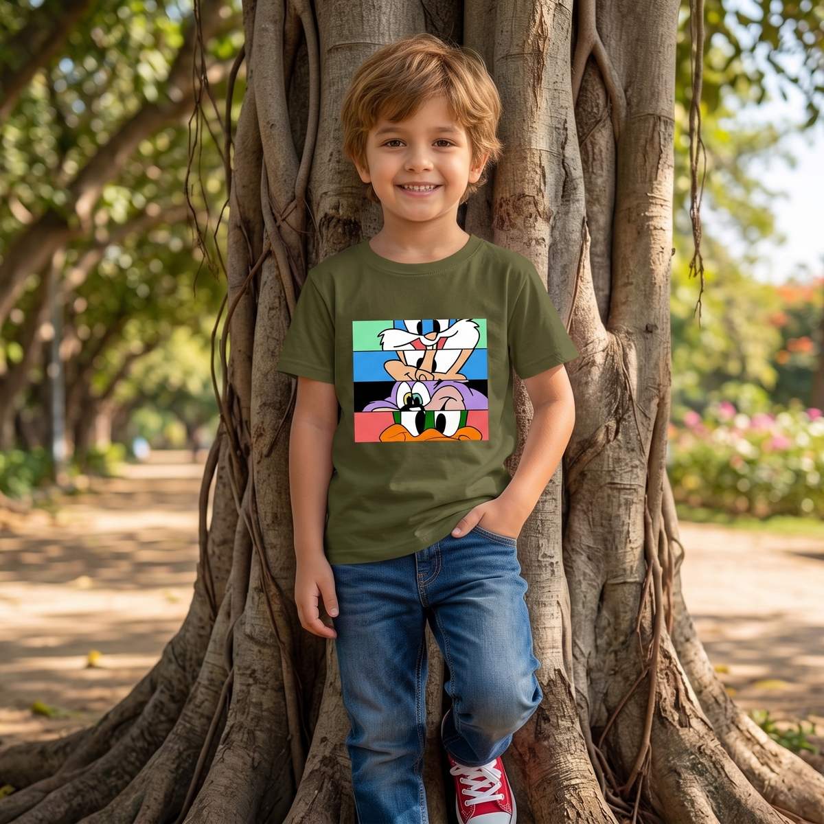 Boy's Crew Neck T-Shirt